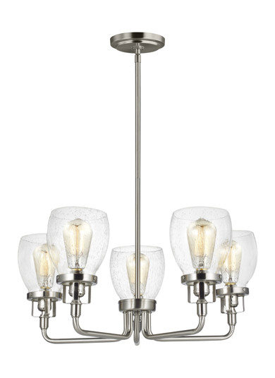 Belton Five Light Chandelier in Brushed Nickel (1|3214505-962)