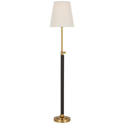 Bryant Wrapped LED Table Lamp in Hand-Rubbed Antique Brass and Chocolate Leather (268|TOB 3580HAB/CHC-L)