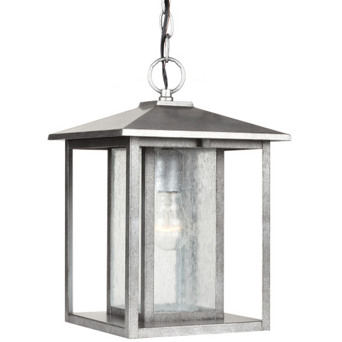 Hunnington One Light Outdoor Pendant in Weathered Pewter (1|62027-57)