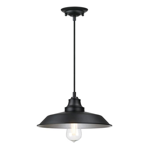 Iron Hill One Light Pendant in Matte Black (88|6132300)