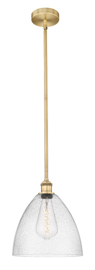 Edison One Light Mini Pendant in Brushed Brass (405|616-1S-BB-GBD-124)