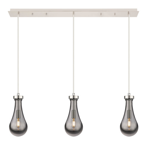 Downtown Urban LED Linear Pendant in Polished Nickel (405|123-451-1P-PN-G451-5SM)