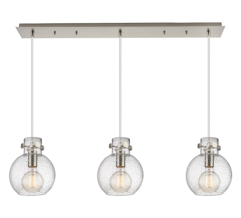 Newton One Light Linear Pendant in Brushed Satin Nickel (405|123-410-1PS-SN-G410-8SDY)