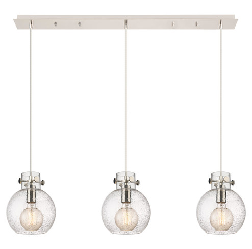 Newton LED Linear Pendant in Polished Nickel (405|123-410-1PS-PN-G410-8SDY)