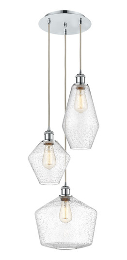 Ballston Three Light Pendant in Polished Chrome (405|113B-3P-PC-G654-MU)