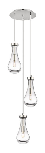 Downtown Urban LED Pendant in Polished Nickel (405|113-451-1P-PN-G451-5CL)