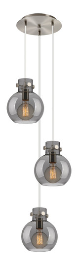 Newton Five Light Pendant in Brushed Satin Nickel (405|113-410-1PS-SN-G410-8SM)