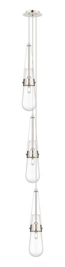 Downtown Urban LED Pendant in Polished Nickel (405|103-452-1P-PN-G452-4CL)