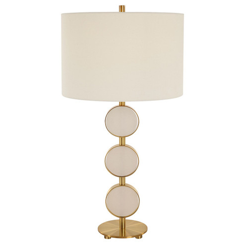 Three Rings One Light Table Lamp in Brushed Brass (52|30202-1)