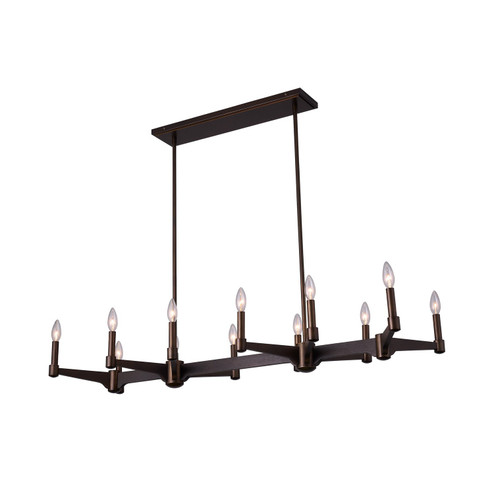 Tono 12 Light Island Pendant in Vintage Bronze (33|519061VBZ)