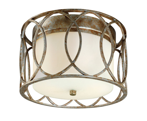 Sausalito Two Light Flush Mount in Silver Gold (67|C1280-SG)