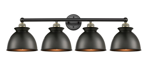 Edison Four Light Bath Vanity in Black Antique Brass (405|616-4W-BAB-M14-BK)