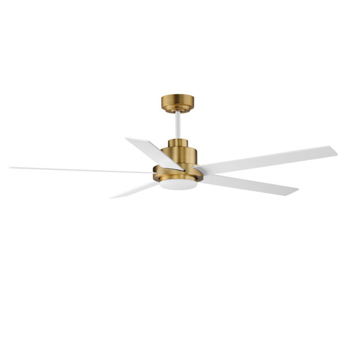Daisy 60''Ceiling Fan in Natural Aged Brass (16|88826WTNAB)