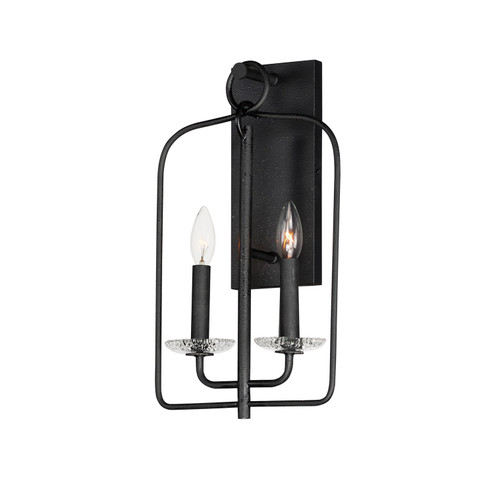 Madeira Two Light Wall Sconce in Anthracite (16|12322TCAR)