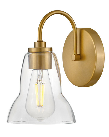 Vera LED Vanity in Lacquered Brass (531|85560LCB)