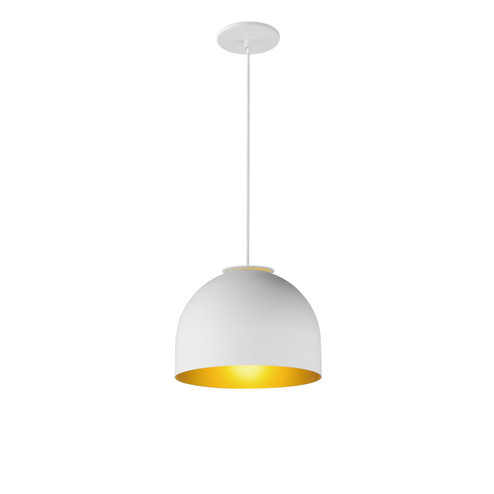 Foster LED Pendant in White/Gold (86|E34602-54WTGLD)