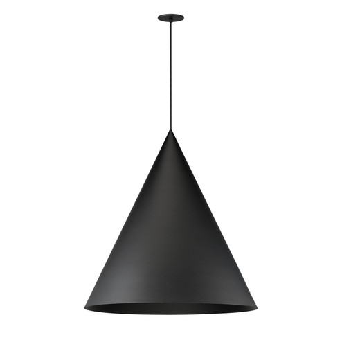 Pitch LED Pendant in Black (86|E34506-BK)