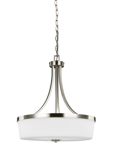 Hettinger Three Light Pendant in Brushed Nickel (1|6639103EN3-962)