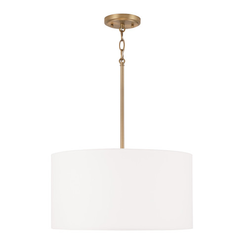 Alan Three Light Pendant in Aged Brass (65|314632AD-659)