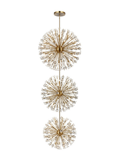 Vera 74 Light Chandelier in Satin Gold (173|2500G44L3SG)