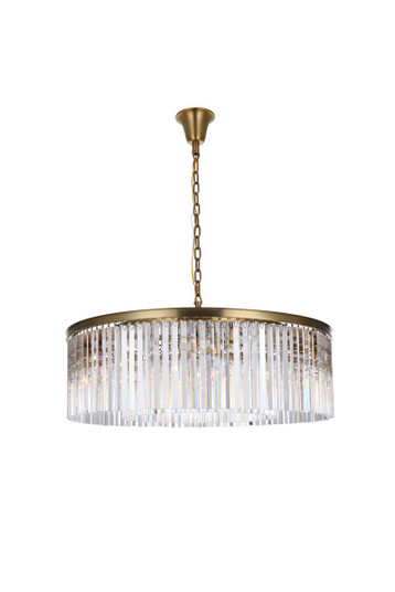 Sydney Ten Light Chandelier in satin gold (173|1208G43SG/RC)