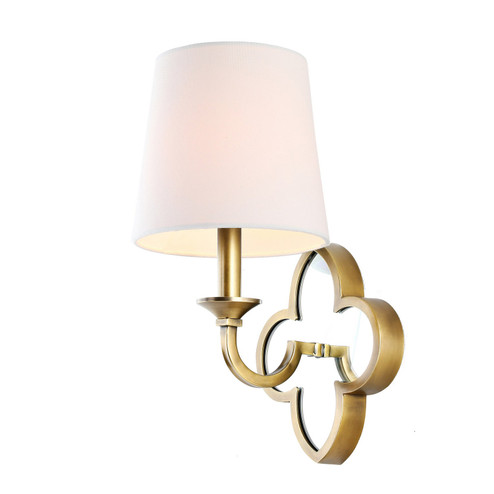 Ortal One Light Wall Sconce in Antique Brass (374|W23122-1)