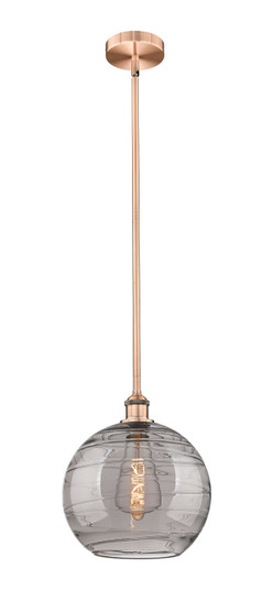 Edison One Light Mini Pendant in Antique Copper (405|616-1S-AC-G1213-12SM)