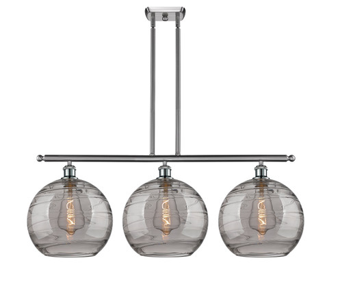 Ballston Three Light Island Pendant in Brushed Satin Nickel (405|516-3I-SN-G1213-12SM)