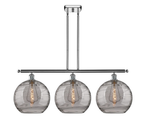 Ballston Three Light Island Pendant in Polished Chrome (405|516-3I-PC-G1213-12SM)