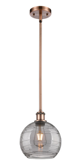 Ballston One Light Mini Pendant in Antique Copper (405|516-1S-AC-G1213-8SM)