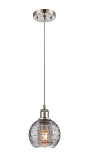 Ballston One Light Mini Pendant in Brushed Satin Nickel (405|516-1P-SN-G1213-6SM)