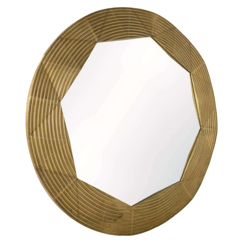 Wilma Mirror in Antique Brass (314|WMI09)