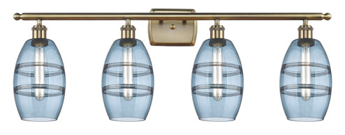 Ballston Four Light Bath Vanity in Antique Brass (405|516-4W-AB-G557-6BL)