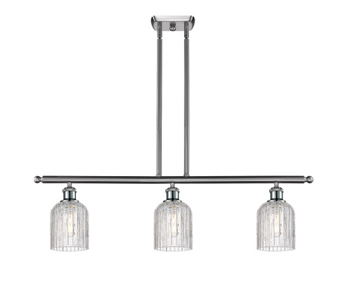 Ballston Three Light Island Pendant in Brushed Satin Nickel (405|516-3I-SN-G559-5CL)