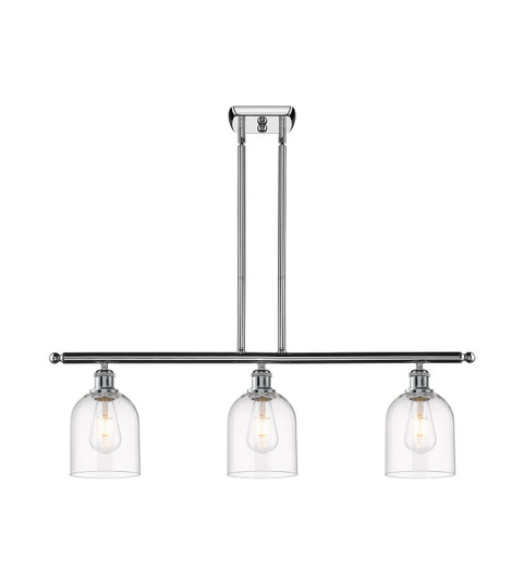 Ballston Three Light Island Pendant in Polished Chrome (405|516-3I-PC-G558-6CL)