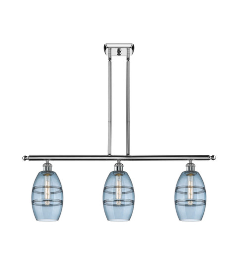 Ballston Three Light Island Pendant in Polished Chrome (405|516-3I-PC-G557-6BL)