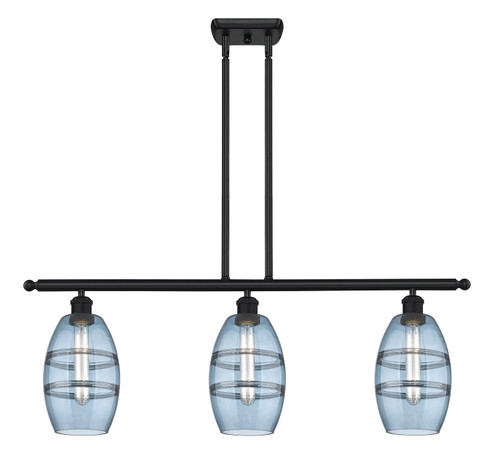 Ballston Three Light Island Pendant in Matte Black (405|516-3I-BK-G557-6BL)