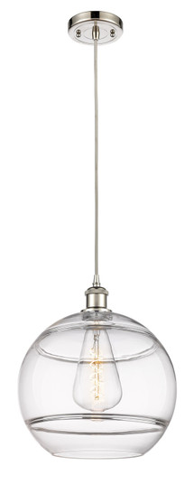 Ballston One Light Mini Pendant in Polished Nickel (405|516-1P-PN-G556-12CL)