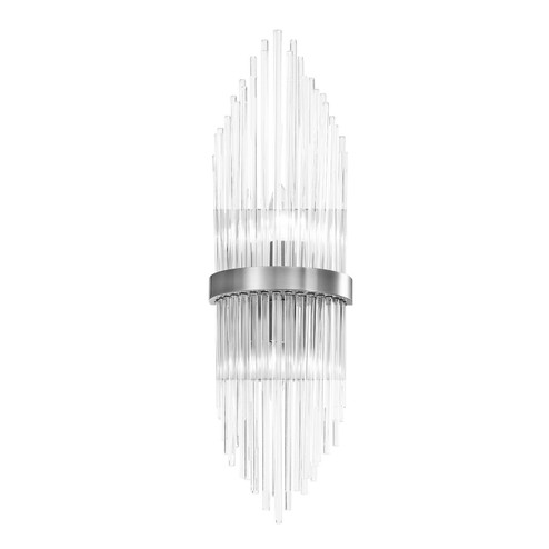 Citadel Two Light Wall Sconce in Polished Nickel (360|WS70051-2-PN)