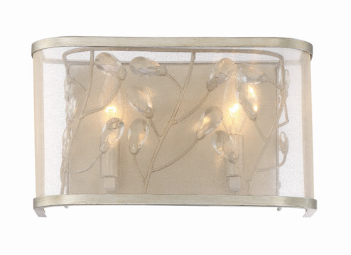 Vine Two Light Wall Sconce in Burnished Silver (360|WS70026-2-BNS)