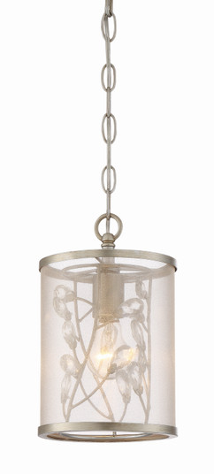 Vine One Light Mini Pendant in Burnished Silver (360|MP40032-1-BNS)
