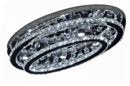 Ember LED Flush Mount in Chrome (360|FM60020-LED-CH-RD)