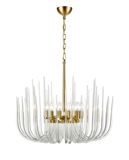 Astoria 12 Light Chandelier in Posh Brass (360|CD10410-12-PB)