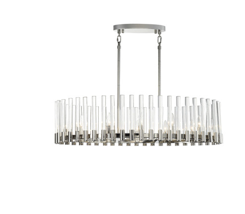 Julian 12 Light Chandelier in Polished Nickel (360|CD10356-12-PN)