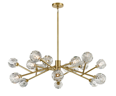 Parisian 18 Light Chandelier in Aged Brass (360|CD10307-18-AGB)