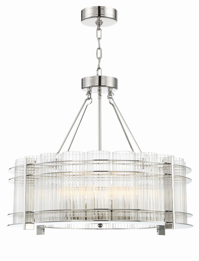 Regis Ten Light Chandelier in Polished Nickel (360|CD10285-10-PN)