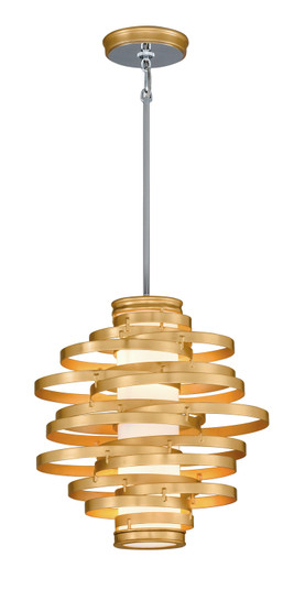 Vertigo LED Pendant in Gold Leaf (68|225-42-GL)