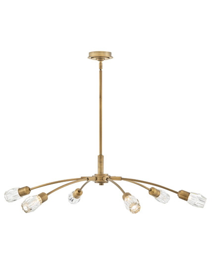 Atera LED Chandelier in Heritage Brass (138|FR33326HB)