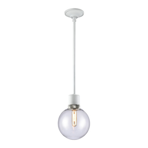 Zigrina One Light Pendant in Matte White (360|P11706-E26-MW-K-PN-G11)