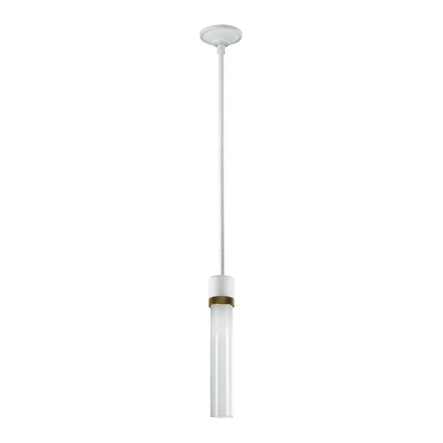 Zigrina LED Pendant in Matte White (360|P11702-LED-MW-K-AGB-G1)